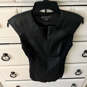 Size small black Armani exchange top!